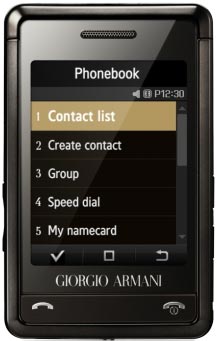 Giorgio Armani Samsung Cep Telefonu